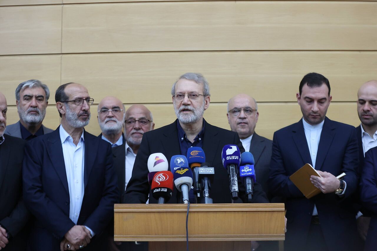 لاریجانی: کشورها به دنبال همکاری هستند و ما حمایت می‌کنیم/ رفتار اسرائیل برای ملت‌ها روشن شد