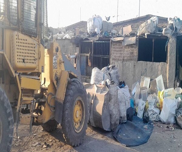 جمع‌آوری ۱۶۶۰ کیلوگرم پسماند خشک غیرمجاز در خلازیر جنوبی