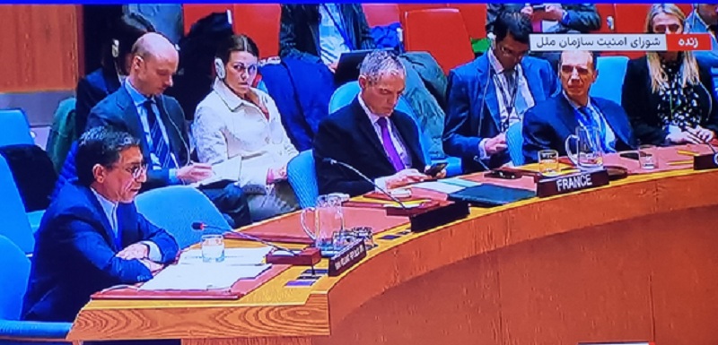 معاون نماینده ایران: آمریکاو اسرائیل مسئولیت خونریزی در ایران را به عهده دارند/ هرگونه تهدید در استفاده از زور علیه ایران نقض فاحش قوانین بین‌المللی است