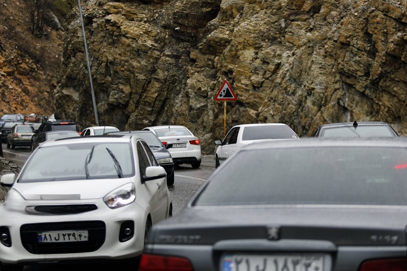 جاده چالوس از امشب 14 بهمن یکطرفه شد