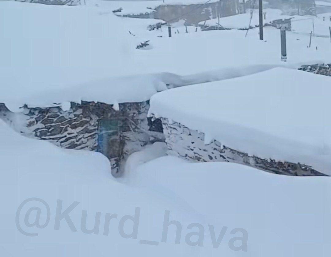 بارش سنگین برف دیواندره را سفیدپوش کرد