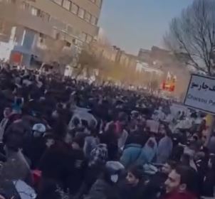 تجمع اعتراضی دوباره در تهران + فیلم