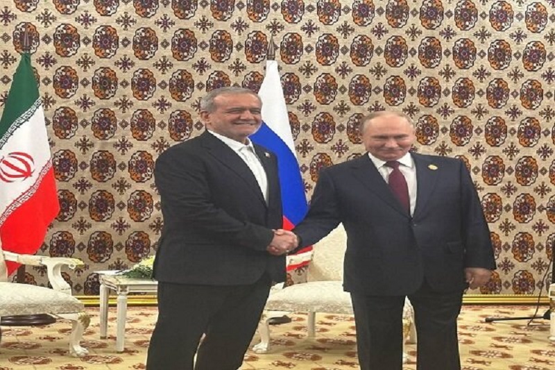 گفتگوی پوتین و پزشکیان در اجلاس صلح